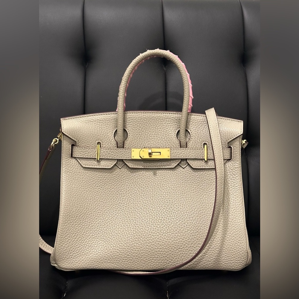 House of Hello Structured Leather Bag